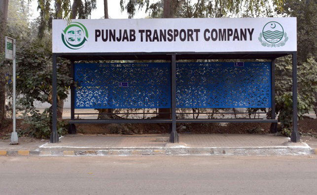 Bus Shelter & Flagpost